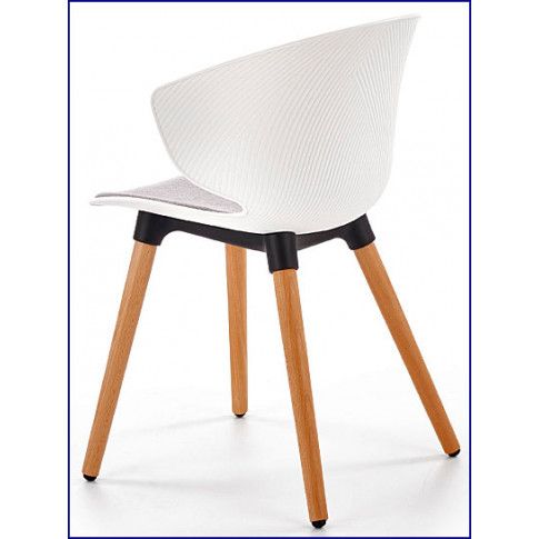 Szczegółowe zdjęcie nr 4 produktu Krzesło skandynawskie Kris - białe