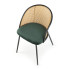 Zielone rustykalne krzesło Ekro