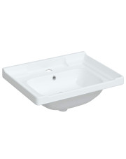 Ceramiczna biała umywalka wpuszczana w blat - Orondo 3X w sklepie Edinos.pl