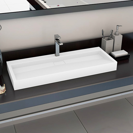 Wizualizacja nowoczesnej umywalki łazienkowej Ferondi 6X