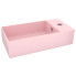 Różowa umywalka ceramiczna - Matijas