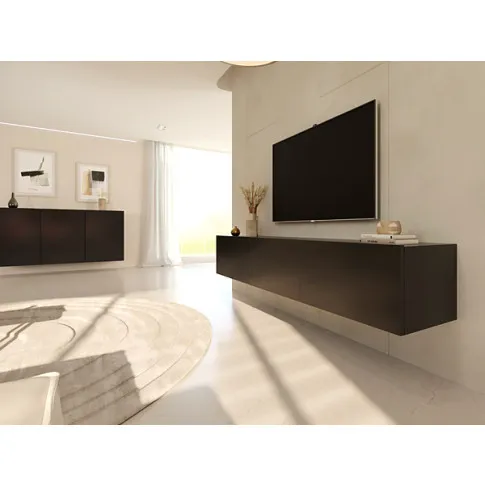 Wizualizacja czarnych mebli z kolekcji Berloni