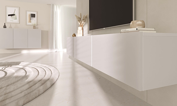 Wizualizacja mebli z kolekcji Berloni kolor biały