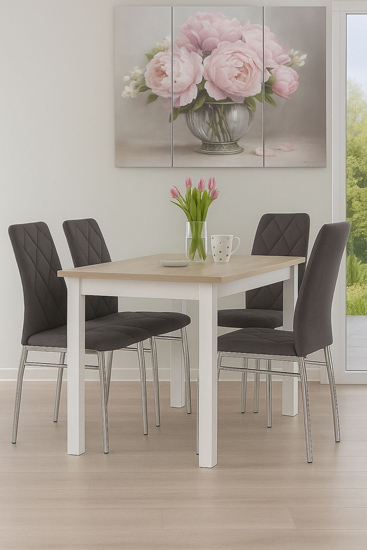 Tapicerowane krzesło do kuchni i salonu