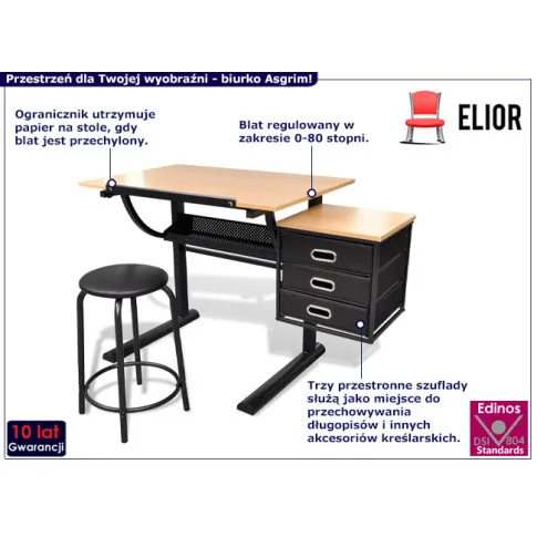 Zestaw kreślarki Asgrim