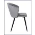 Szare tapicerowane wygodne krzesło Ivlo