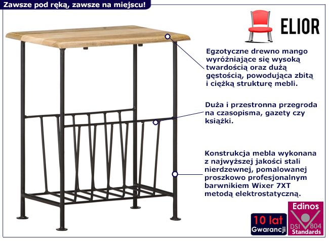 Stojak na gazety Tabou