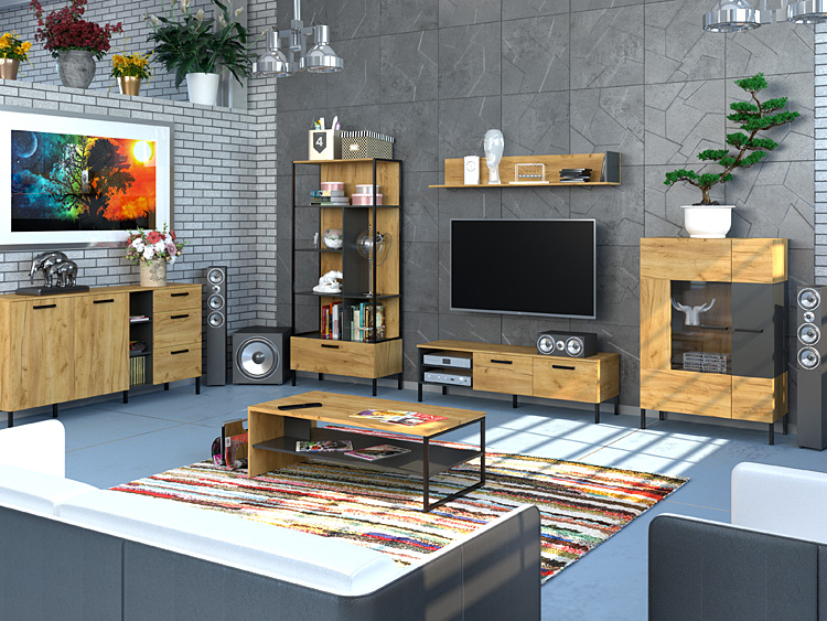 Komplet mebli industrialnych Opes