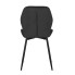 Czarne krzesło nowoczesne Edro 3X