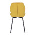 Musztardowe krzesło nowoczesne Edro 3X