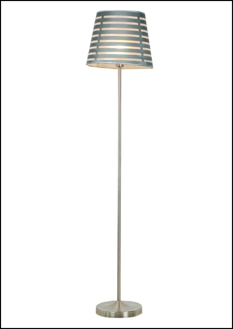 Szara lampa podłogowa - K304-Gano