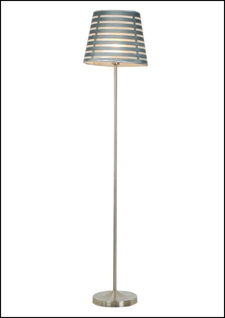 Szara lampa podłogowa - N802-Arwen