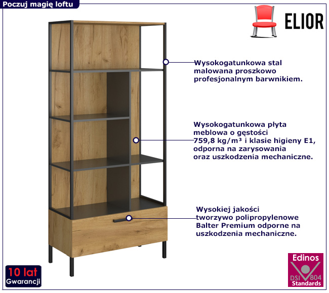 Industrialne biurko Vinos 8X