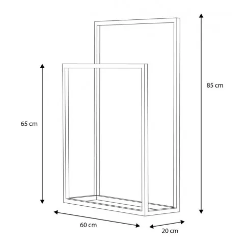 Wymiary stojaka Wolar 3X
