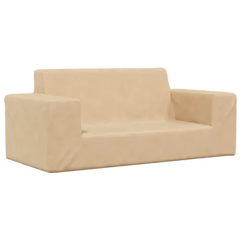 Kremowa sofa dziecięca Hallker 3X