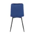 Granatowe welurowe krzesło Voro
