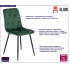 Zielone tapicerowane krzesło Voro