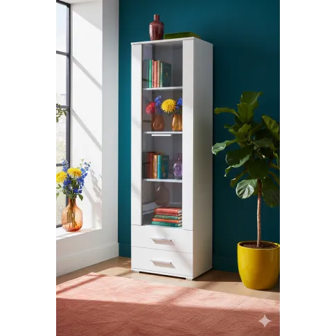 Fotografia Witryna Kaloe C8 - biała z kategorii Meble do przechowywania