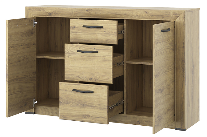 komoda z szafkami i szufladami Salmi 7X