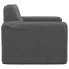 Fotel z pluszowym pokrowcem Hring 4X kolor antracyt