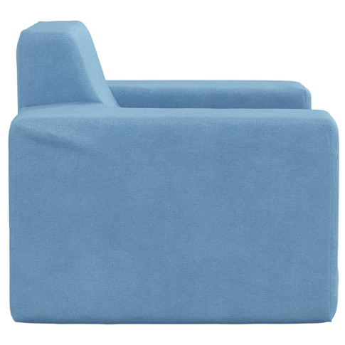 Niebieski fotel dziecięcy z gąbki Hring 4X