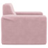 Różowy fotel ze zdejmowanym pokrowcem Hring 4X