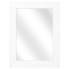 Białe lustro ścienne drewniane w szerokiej ramie - Vremio 9 rozmiarów