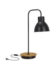 Czarna lampa gabinetowa - K320-Sangi w sklepie Edinos.pl