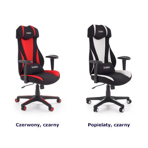 Zdjęcie fotel gabinetowy Almis czarny  + biały | Edinos.pl