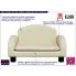 Kremowa dziecięca sofa z ekoskóry1 Hreida 3X