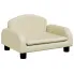 Nowoczesna kremowa sofa dziecięca - Velira 3X