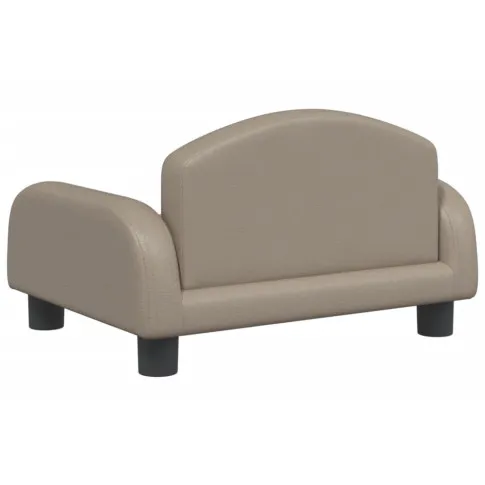 Minimalistyczna sofa dziecięca Hreida 3X cappuccino