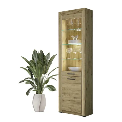 Regał z witryną Lacar 20X