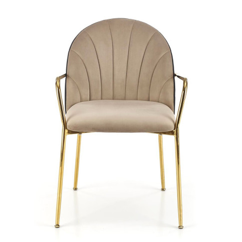 Pikowane nowoczesne krzesło Elvot