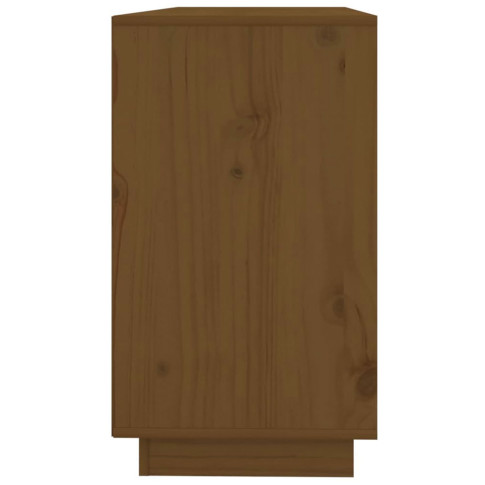 Drewniana komoda trzydrzwiowa miodowy brąz Jodi 4X