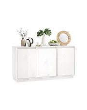 Biała skandynawska komoda z litego drewna - Englo 4X w sklepie Edinos.pl