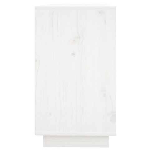 Biała drewniana szafka trzydrzwiowa Jodi 4X