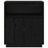 Czarna drewniana szafka do salonu Jovi 3X