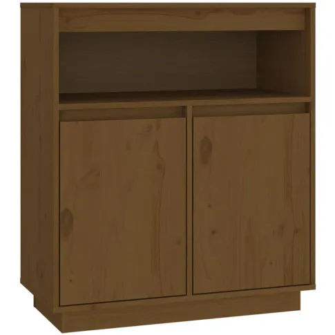 Drewniana szafka miodowy brąz juvi 3x