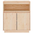 Naturalna sosnowa szafka pokojowa z otwartą półką Jovi 3X