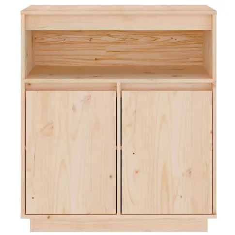 Naturalna sosnowa szafka pokojowa z otwartą półką Jovi 3X