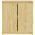 Drewniana szafka dwudrzwiowa z litego drewna sosnowego Jodi 3X
