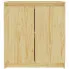 Drewniana szafka dwudrzwiowa z litego drewna sosnowego Jodi 3X