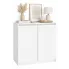 Biała szafka dwudrzwiowa zamykana Eglo 3X