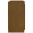 Brązowa szafka z litego drewna sosnowego Jodi 3X