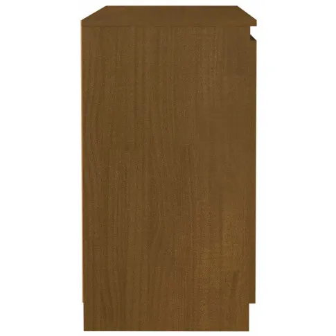 Brązowa szafka z litego drewna sosnowego Jodi 3X