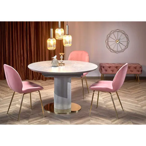 szary stol Hevo rozkladany