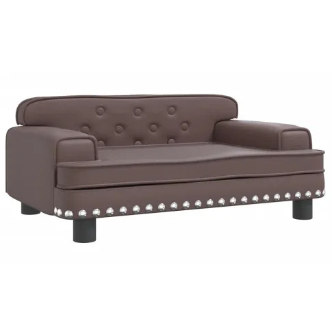 Brązowa sofa dziecięca Kjallak