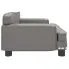 Szara sofa z ekoskóry Kjallak