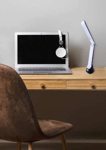 Czarna lampka ledowa - K322-Omio